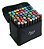 Kit Canetinhas Touch Coloridas Ponta Dupla com 60 Cores para Desenho - Imagem 1