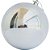 Artigo para Decoracao Natal Bola 10CM FOSCA/METAL/GLI PR. PCT.C/03 - Imagem 4