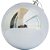 Artigo para Decoracao Natal Bola 10CM FOSCA/METAL/GLI PR. PCT.C/03 - Imagem 5