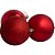 Artigo para Decoracao Natal Bola 10CM FOSCA/METAL/GLI VM. PCT.C/03 - Imagem 1