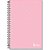 Caderneta Espiral Capa Dura Rosa 1/8 64 Folhas - Imagem 1