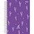 Caderneta Espiral Capa Dura Lavender 80F - Imagem 5