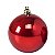Artigo para Decoracao Natal Bola 15CM UNID - VERM - Imagem 1