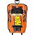 Mochila Infantil com Rodinha Hotwheels NIGHT Shifter Laranj - Imagem 3