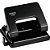 Perfurador de Papel Metal 2 Furos P/20FLS Preto - Imagem 1