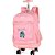 Mochila com Rodinha STITCH Rosa G 360º - Imagem 3