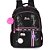 Mochila Barbie Preto G C/PAETE - Imagem 1