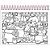 Caderno Desenho UNIV Capa Dura DOLL para Colorir 24FLS PCT.C/04 - Imagem 7