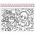 Caderno Desenho UNIV Capa Dura DOLL para Colorir 24FLS PCT.C/04 - Imagem 8