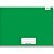 Caderno Desenho UNIV Capa Dura Meia Pauta 40F Verde Brochurao PCT.C/04 - Imagem 1