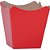 Cachepot Paper Liso Pote 11 Vermelho 11X11X9CM PCT.C/10 - Imagem 1