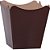 Cachepot Paper Liso Pote 11 Marrom 11X11X9CM PCT.C/10 - Imagem 2