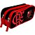 Estojo Duplo Flamengo PRETO/VERMELHO - Imagem 1