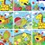 Papel Presente Bobina Couche 60CM. MOD.121 Bichinhos BO-100MTS - Imagem 4