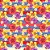 Papel Presente Bobina Couche 60CM. MOD.211 Flores e Listras BO-100MTS - Imagem 1