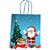 Sacola para Presente Natal Papai Noel G 32X39X19CM PCT.C/10 - Imagem 1