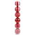 Artigo para Decoracao Natal Bola 5CM FOSCA/LISA/GLITTER.VM PCT.C/06 - Imagem 2