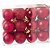 Artigo para Decoracao Natal Bola Mini 3CM Fosca Vermelha PCT.C/24 - Imagem 2