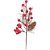 Artigo para Decoracao Natal Enfeite PICK C/AZEVINHO VM/VD PCT.C/12 - Imagem 2