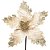 Artigo para Decoracao Natal FLOR Poinsetia Ouro Texturiz. PCT.C/12 - Imagem 2