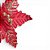 Artigo para Decoracao Natal FLOR Poinsetia VM/OURO Glitter PCT.C/12 - Imagem 3