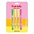 Caneta Marca Texto Destaq FRUIT-TELLA 2AM-1VD-1RS CX.C/04 - Imagem 1