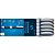 Caneta Esferografica Rollerball ONE Change Azul CX.C/05 - Imagem 1