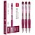 Caneta GEL Retratil C/GRIP Vinho 0,5MM CX.C/12 - Imagem 1
