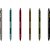 Caneta Esferografica CIS Zoox F7 Retratil 6 Cores DP.C/24 - Imagem 2