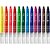 Caneta Hidrografica Jumbo Mega Color Retratil 12 Cores PCT.C/06 - Imagem 2