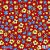 TNT Estampado 1,40M 40G Chita Vermelho RL-10MTS - Imagem 3