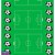 TNT Estampado 1,40M 40G Campo de Futebol RL-10MTS - Imagem 1