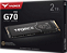 2TB TeamGroup T-Force G70 PRO Graphene 7400MB/s SSD NVMe M.2 Gen4 - Imagem 1