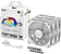 Fan Asus TUF Gaming TR120 ARGB Led Dupla Camada Kit com 3 - 90DA0093-B09020 - Imagem 10