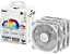 Fan Reverso Asus TUF Gaming TR120 ARGB Led Dupla Camada Kit com 3 - 90DA00D3-B09020 - Imagem 1