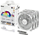 Fan Reverso Asus TUF Gaming TR120 ARGB Led Dupla Camada Kit com 3 - 90DA00D3-B09020 - Imagem 10