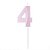 VELA COM RELEVO PEROLIZADA ROSA NO 4 - Imagem 1