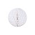 GLOBO COLMEIA M BRANCO (17 CM) - Imagem 1