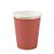 COPO DE PAPEL VERMELHO COM BORDA DOURADA - Imagem 1