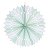 LEQUE DE PAPEL LISTRAS MENTA (50 CM) - Imagem 1
