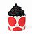 FORMINHAS PARA CUPCAKE POLKA VERMELHO (20 UNIDADES) - Imagem 1