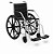 Cadeira de rodas em aço com pneu inflável CDS - Imagem 1