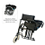 Cadeira de Rodas Aço Dobrável até 120 Kg D400 Dellamed - Assento 44cm - Imagem 5