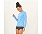 Camisa UV manga longa Feminina Com Proteção Solar Uvpro Azul Oceano - Imagem 2