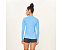 Camisa UV manga longa Feminina Com Proteção Solar Uvpro Azul Oceano - Imagem 3