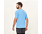 Camisa UV manga curta masculina Com Proteção Solar Uvpro Azul Oceano - Imagem 3