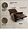 Poltrona Massageadora cor marrom RM-PM2121A - RELAXMEDIC - Imagem 4