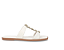 Rasteira Bico Redondo Couro Off-White USAFLEX - Imagem 1