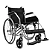 Cadeira de Rodas Dobrável em Aço até 100 Kg D100 Dellamed - Imagem 1
