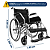 Cadeira de Rodas Dobrável em Aço até 100 Kg D100 Dellamed - Imagem 5